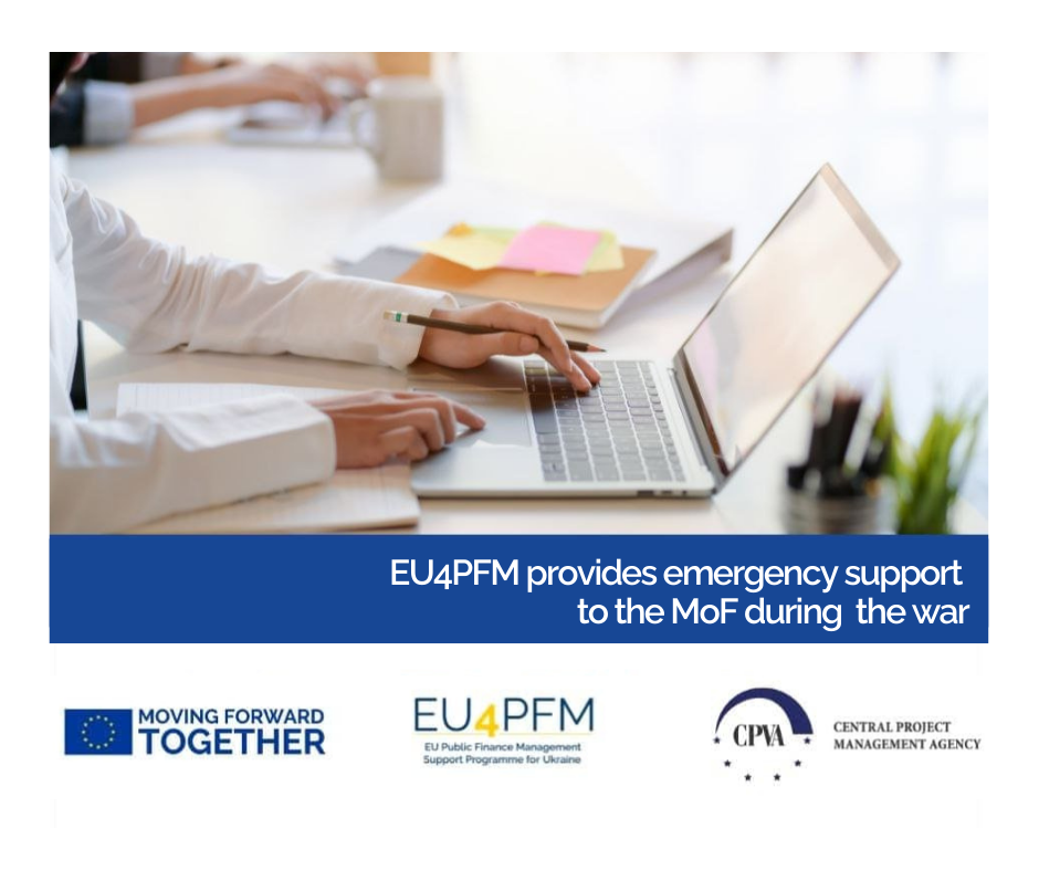 EU4PFM supports the Ministry of Finance during a full-scale war