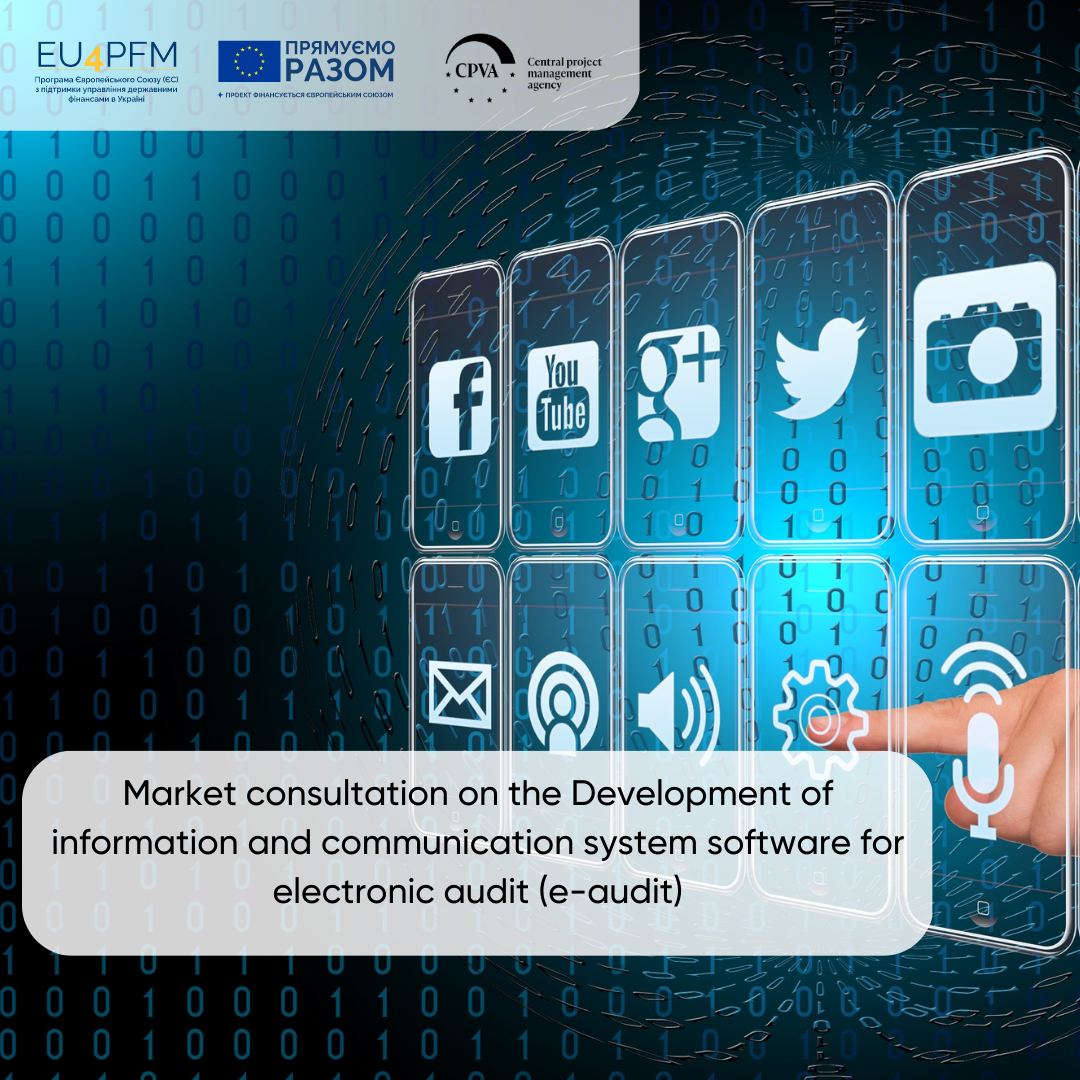 Market consultations on the development of information and communication system software for electronic audit (e-audit)