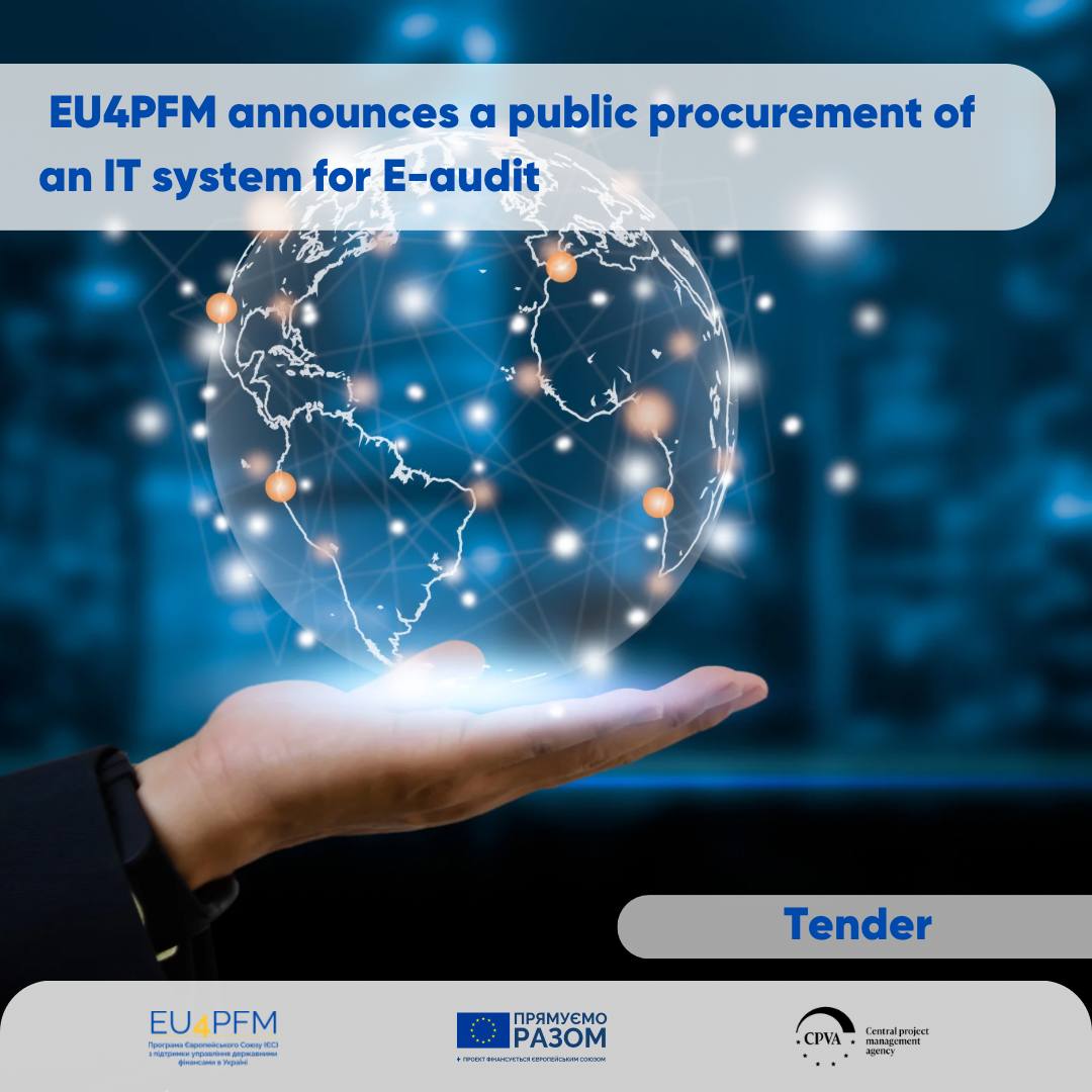 New IT project in projects pipeline – EU4PFM announces a public procurement of an IT system for E-audit 