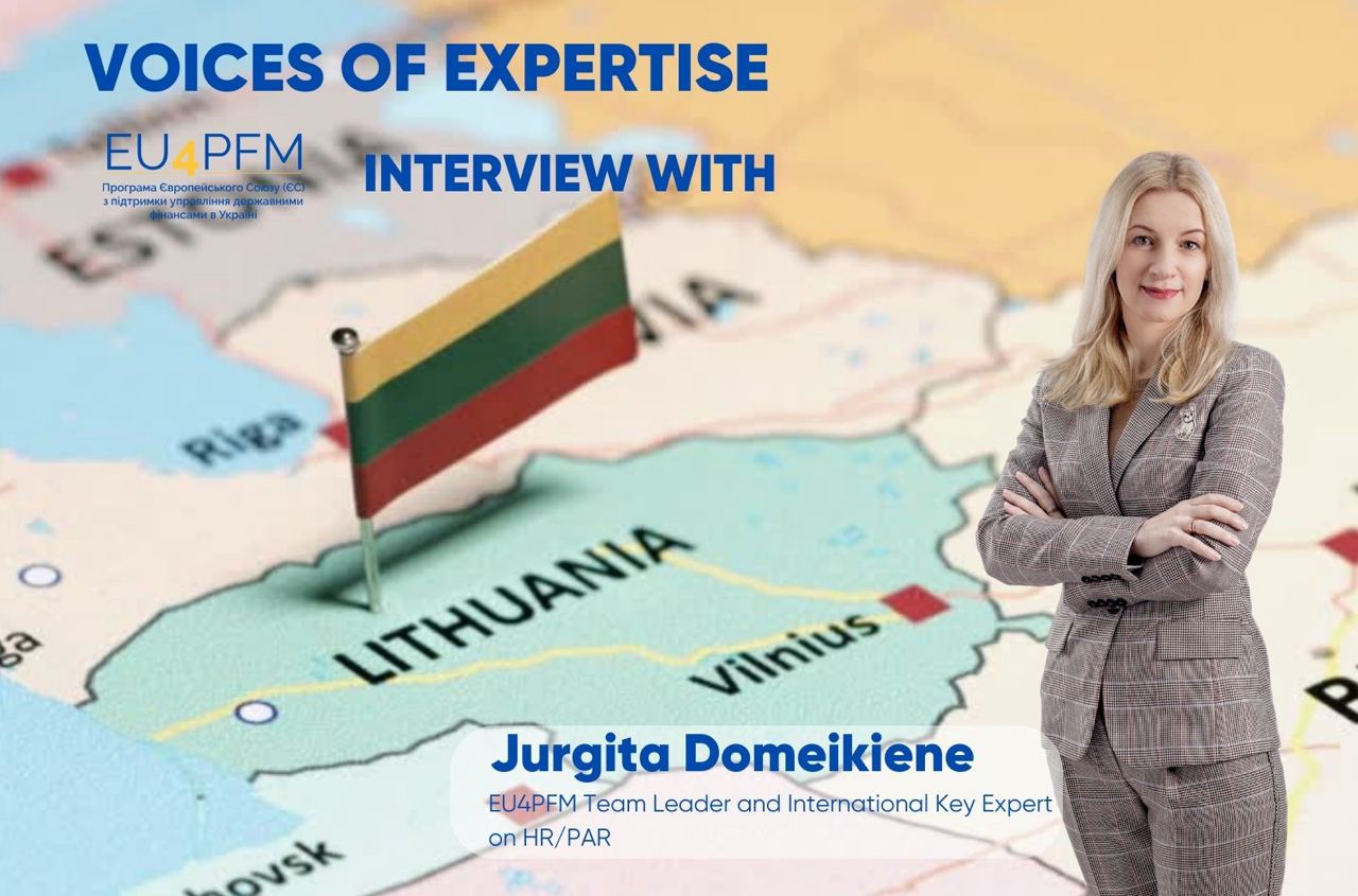 Interview with Jurgita Domeikiene, EU4PFM Team Leader and International Key Expert on HR/PAR